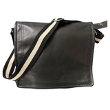 Bally Black Calf Leather Messenger Bag