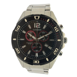 Citizen AN7110-56F 47mm Quartz Chronograph Black Dial Watch