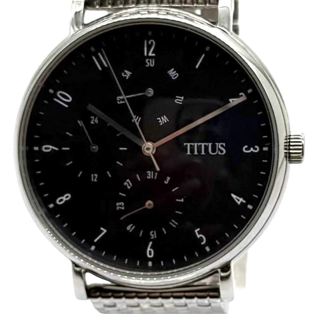 Sovil et Titus 42mm Blue Dial Quartz Watch W06-03041-003