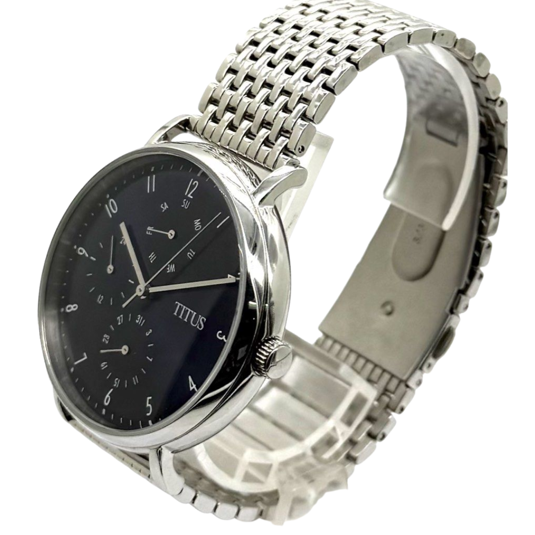 Sovil et Titus 42mm Blue Dial Quartz Watch W06-03041-003 Secondary image
