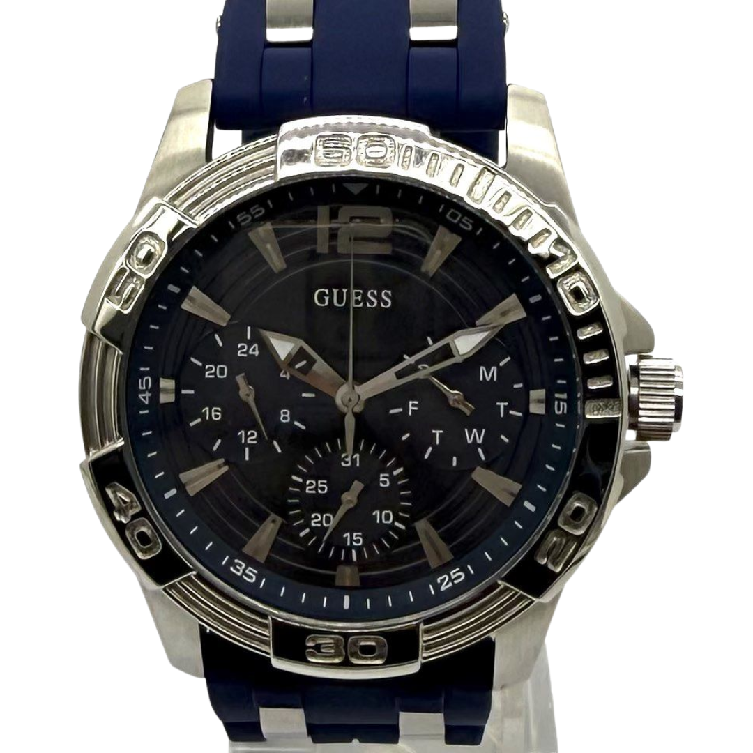 Guess 43 mm Blue Dial Quartz Watch-U0366G2