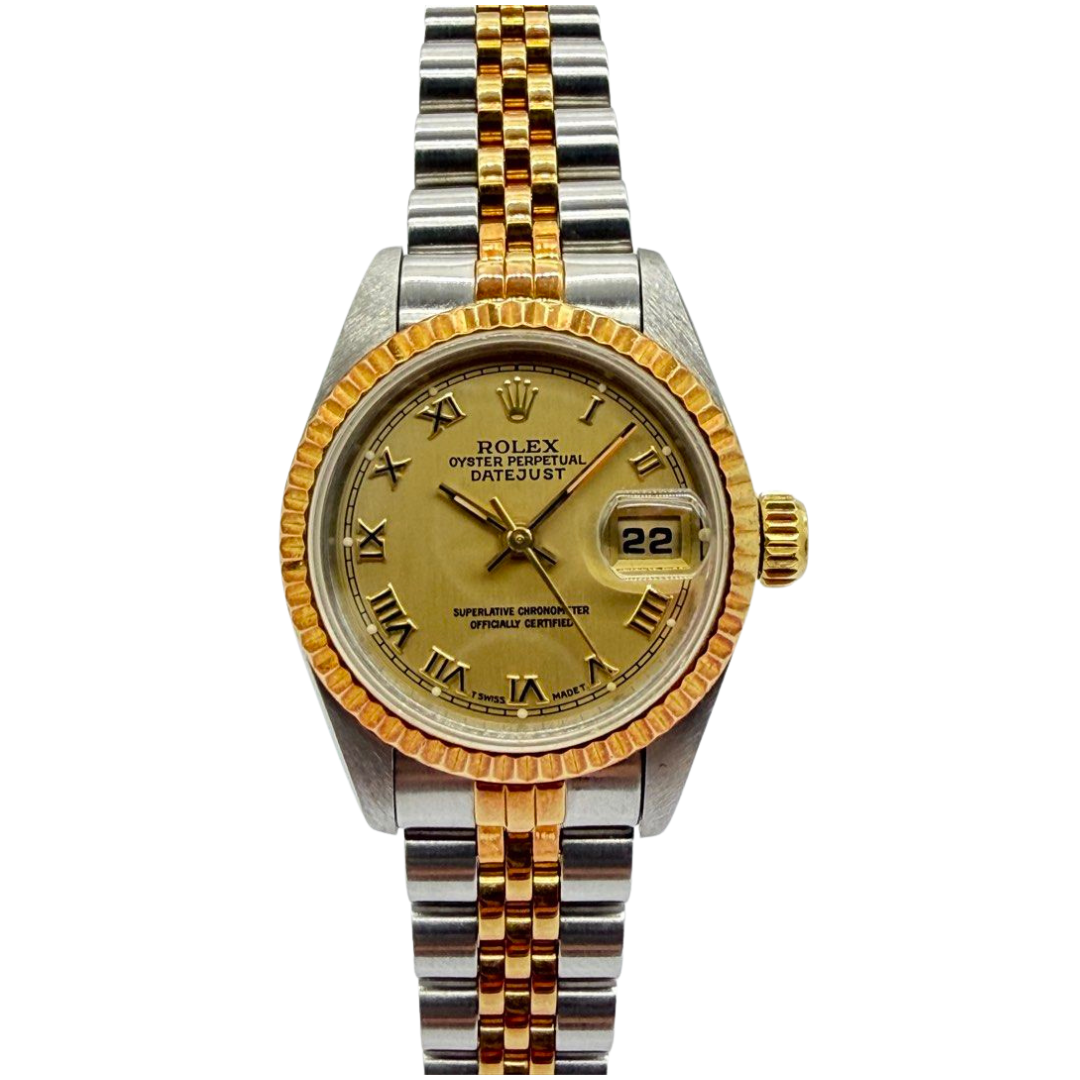 Rolex Datejust 26mm 69173 Half Gold Automatic Watch