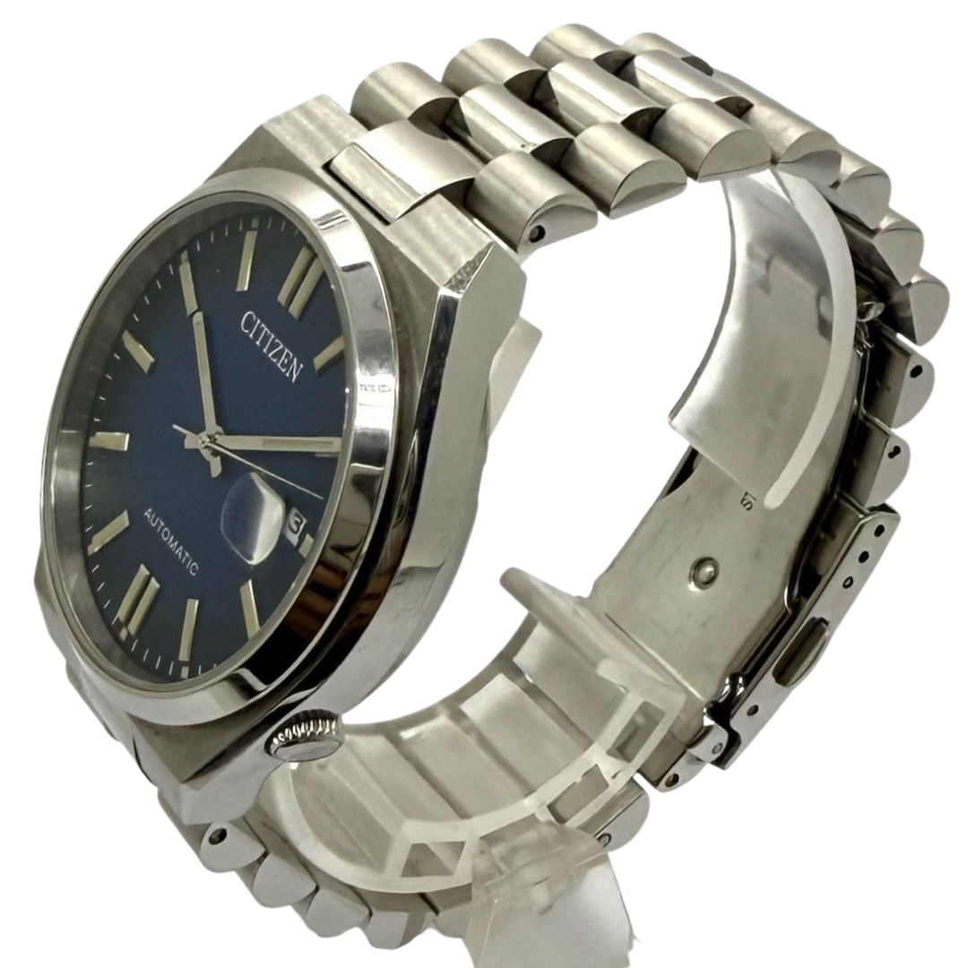 Citizen 40mm Automatic Blue Dial Watch-8210-S126967
