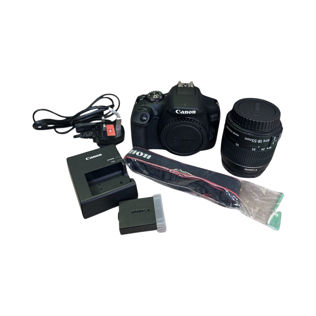 Canon EOS 1500D DSLR Camera- 24.1 MP/EF-S 18-55mm f/3.5