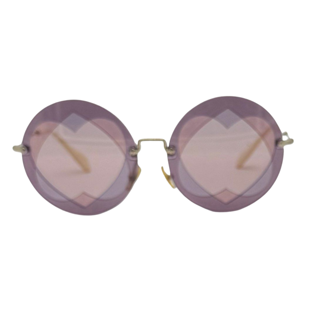 MIU MIU SUNGLASS-HEART DESIGN- SMU01S