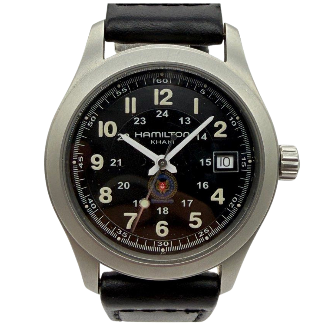 Hamilton Khaki H684910 38mm Quartz Black Dial Watch