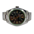Rolex Oyster Perpetual Milgauss 116400GV 40mm Black Dial Watch