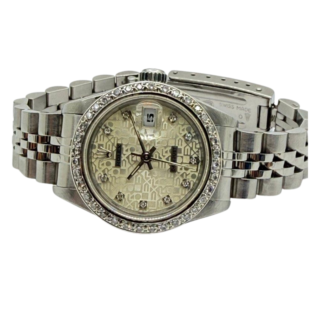 Rolex Datejust 69174 26mm Diamond Dial/Bezel Automatic Watch Main image