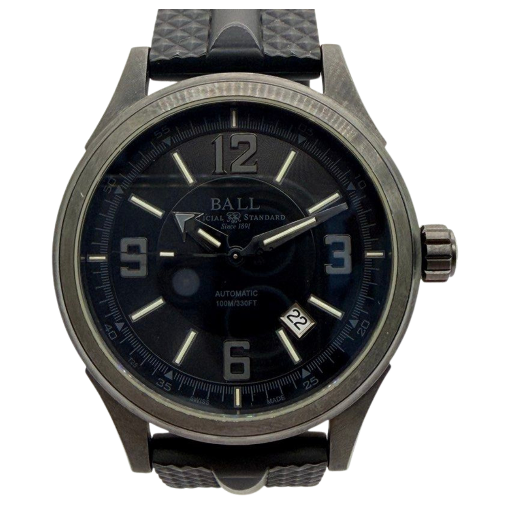 Ball Fireman Racer 42mm Automatic Black Dial Watch NM3098C