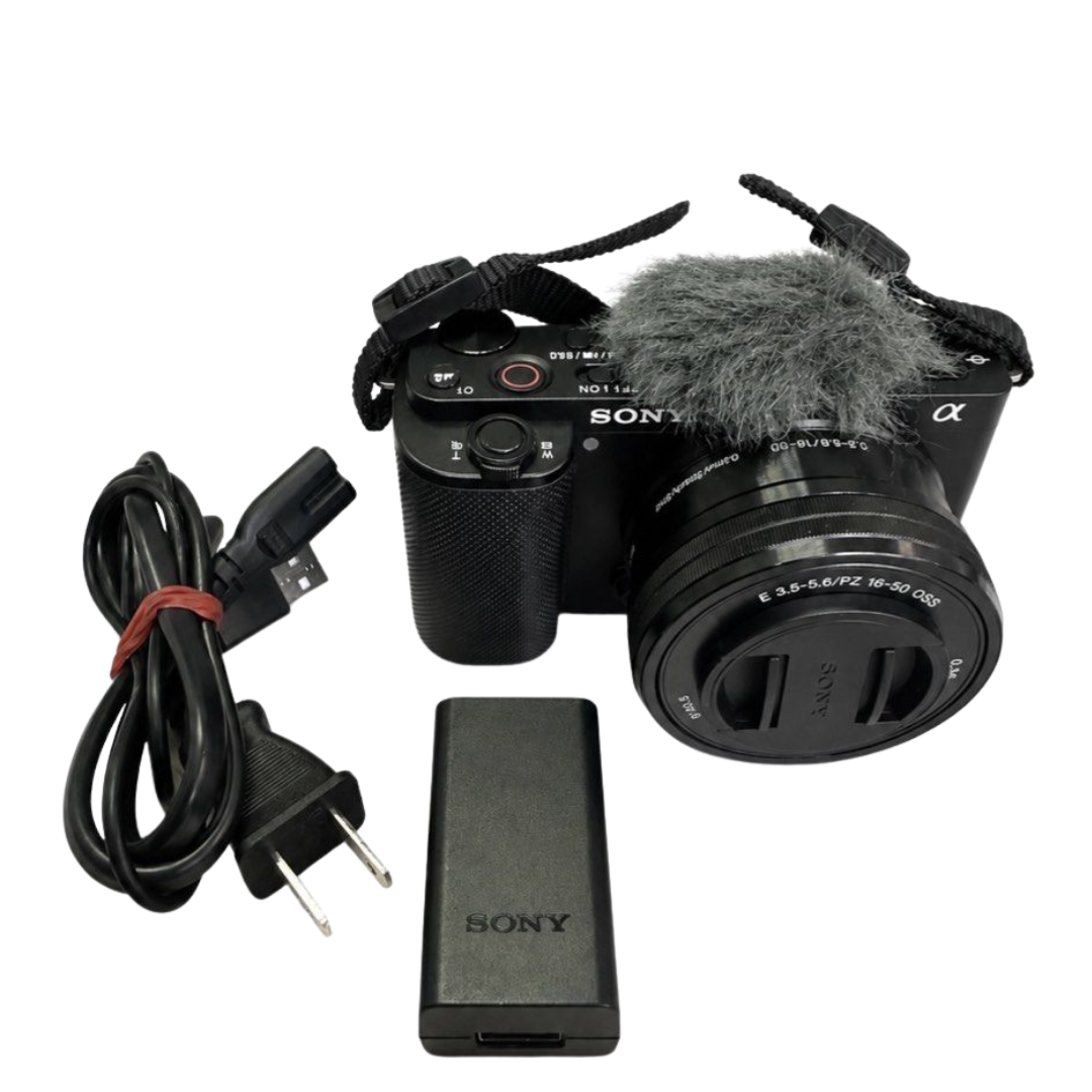 Sony ZV-E10 Camera- 16-50mm f/3.5-5.6 OSS power zoom lens