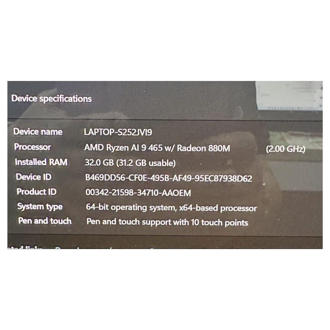 ASUS Zenbook S16 UM5606GA-RI918W (warranty till 2028/06/15)