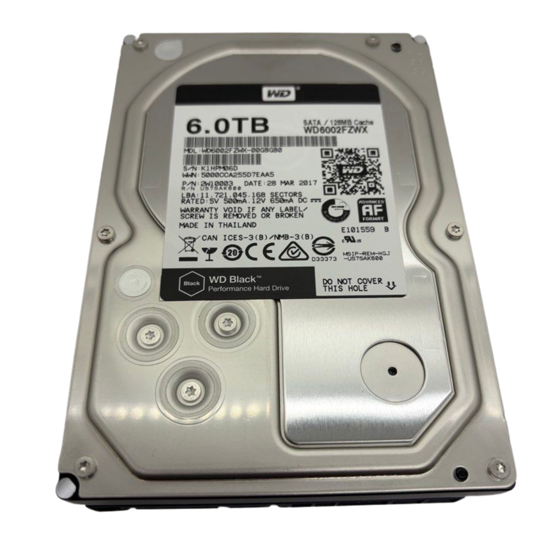 WD Black Desktop, 6TB Hard Drive