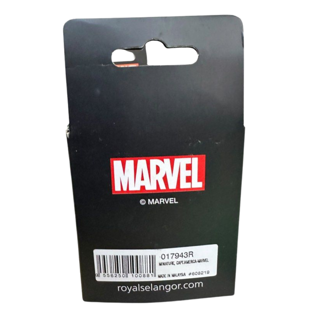 Royal Selangor Hand Finished Marvel Collection Pewter Captain America Miniature Figurine