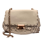 Michael Kors Brown Leather Shoulder Bag-Pink