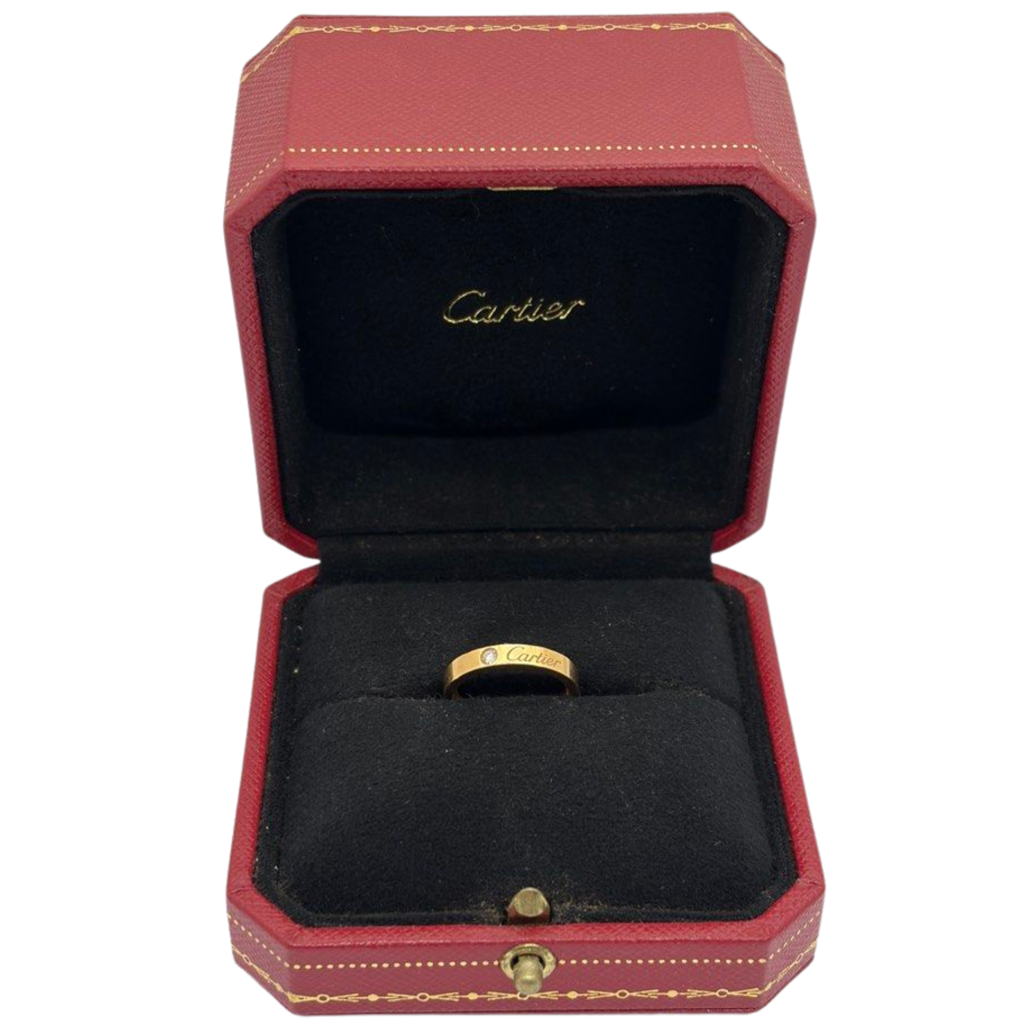 Cartier 750 Yellow Gold Diamond Ring
