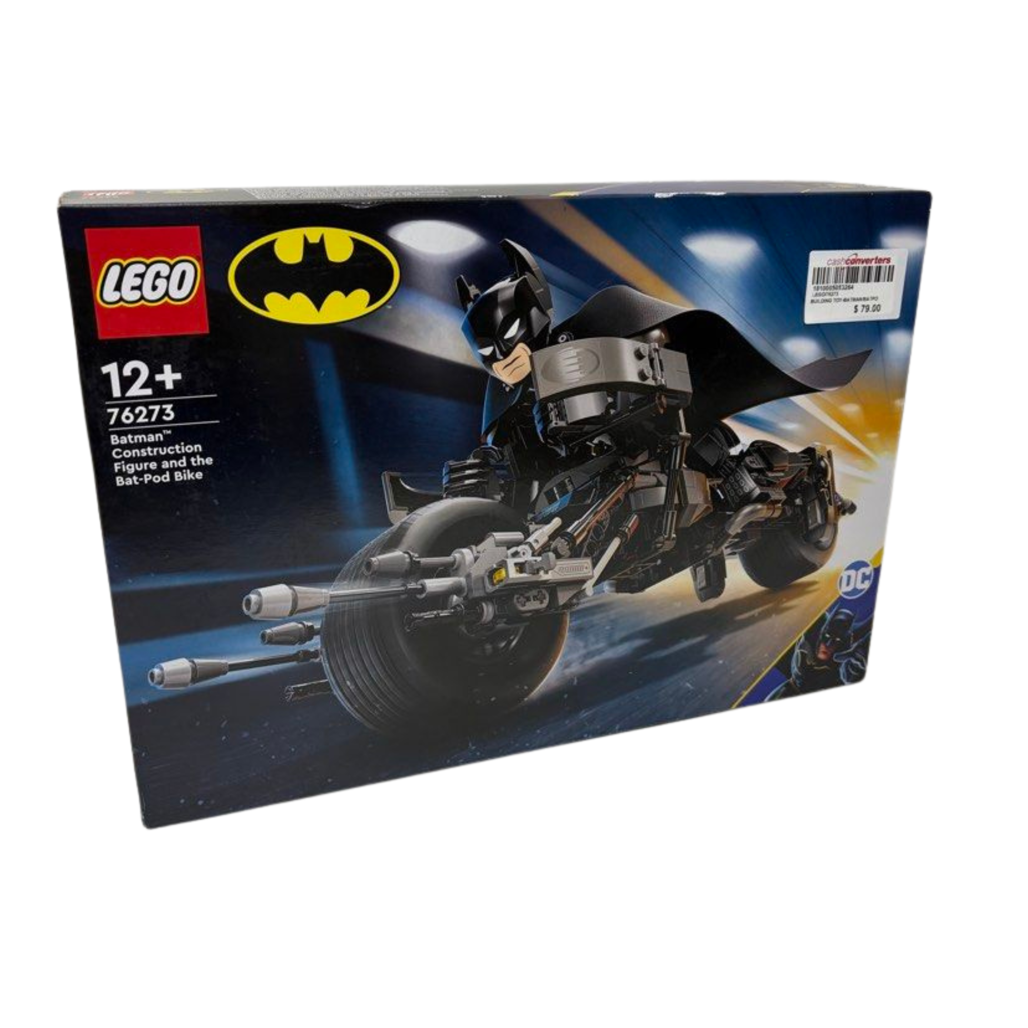 LEGO 76273 Batman Construction Figure and Bat Pod Bike Main image