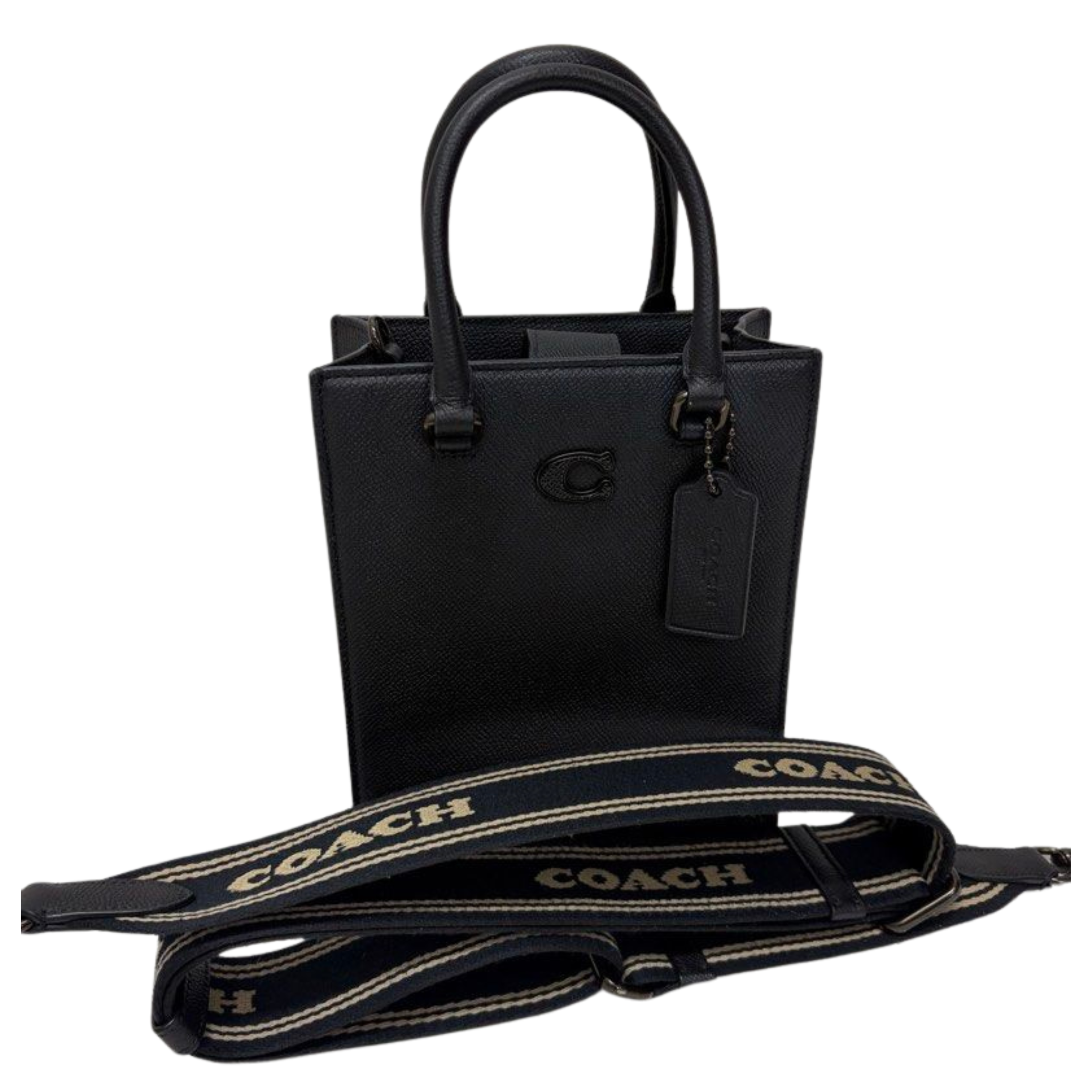 Coach Tote with Signature Canvas Bag with Sling