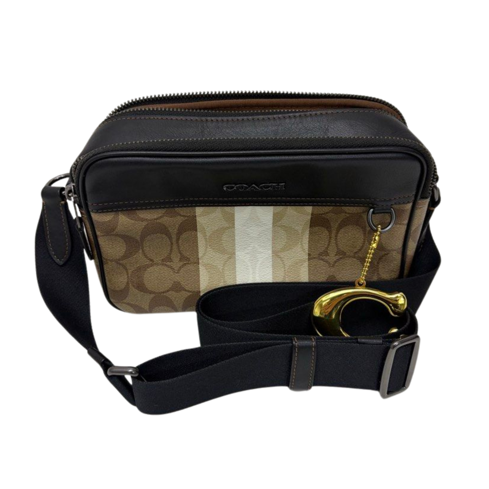 Coach Graham Crossbody Signature Canvas Sling Bag
