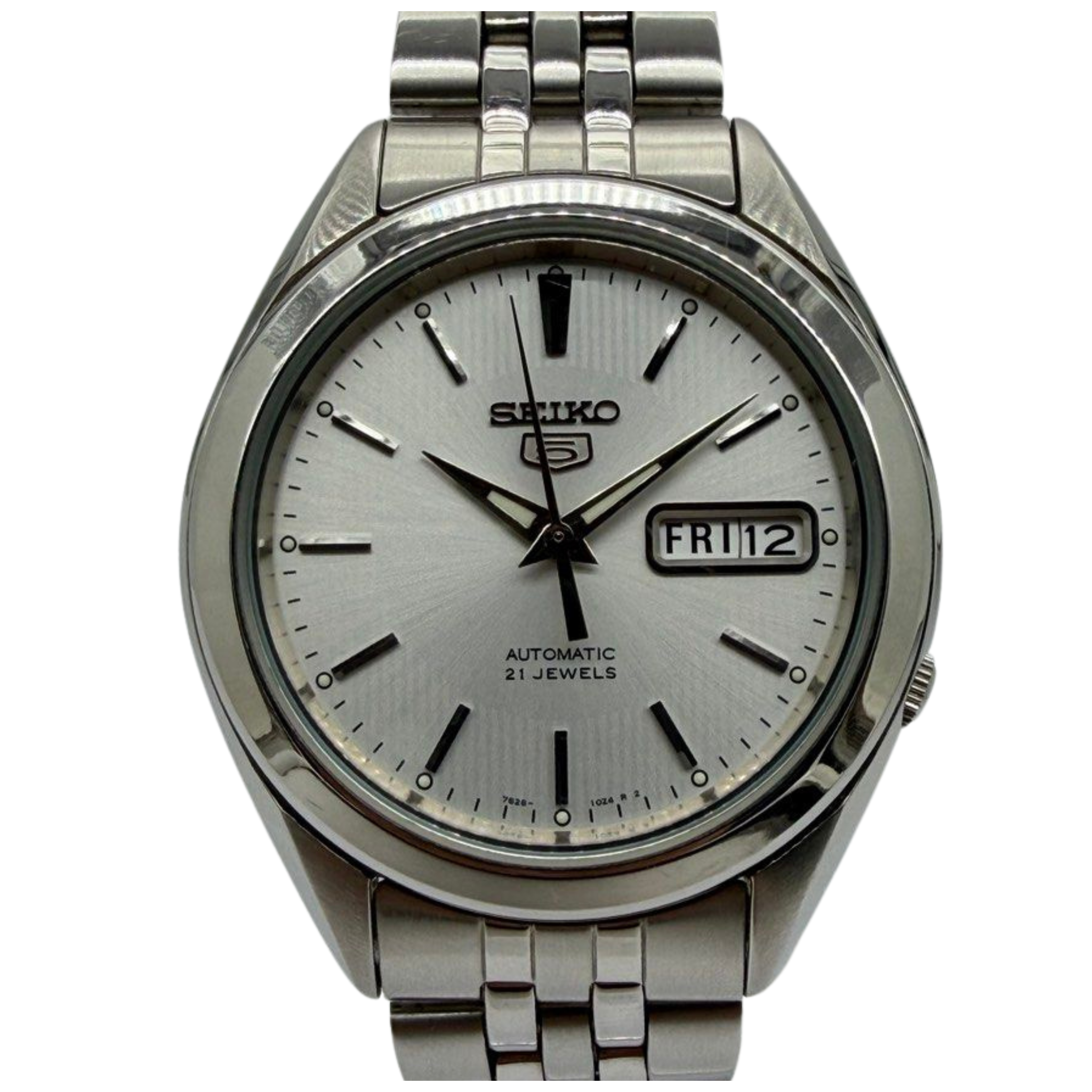 Seiko 5 SNKL15K1 38mm Automatic Silver Dial Steel Watch Main image