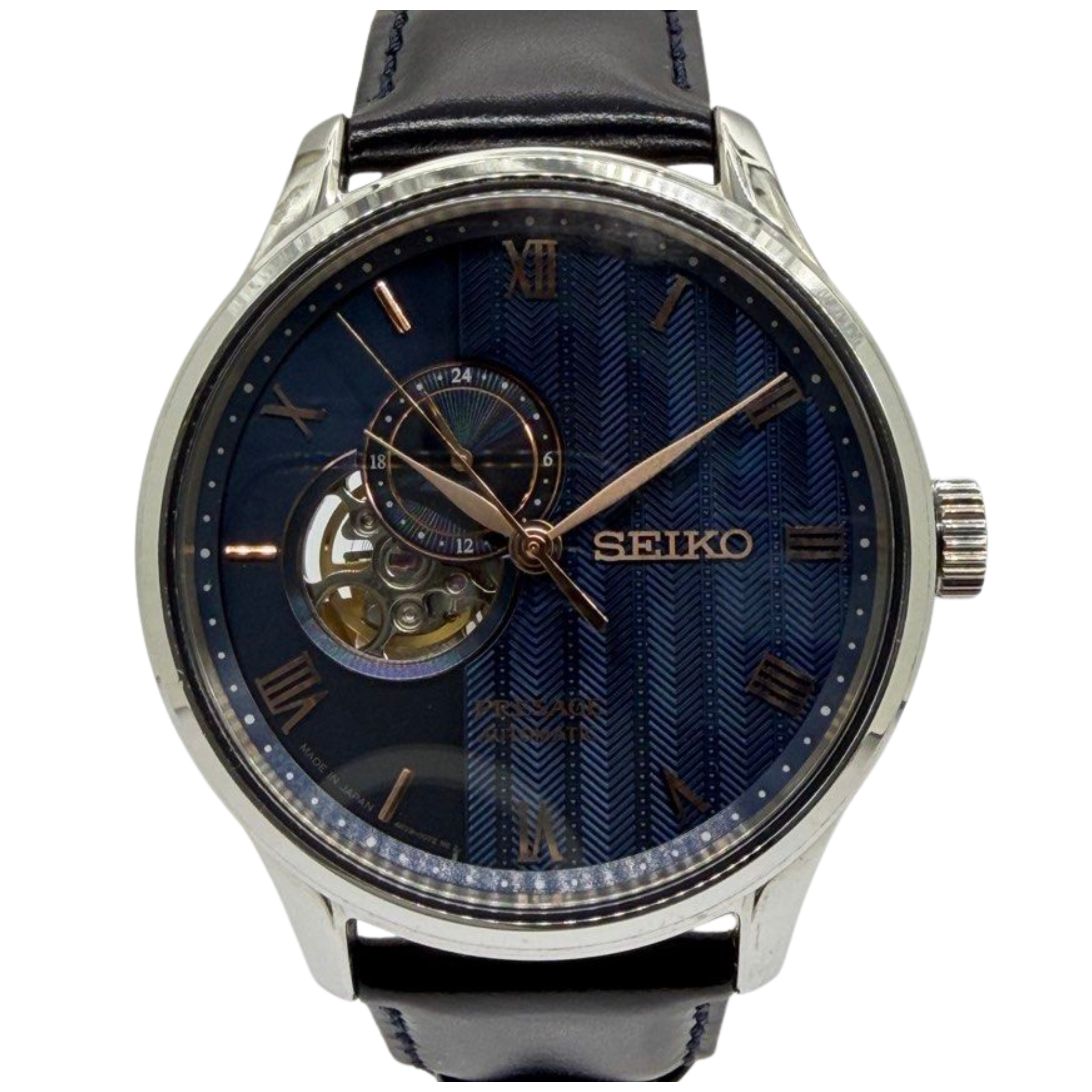Seiko Presage SARY187 Japanese Garden Series 41.8mm Automatic Blue Dial Watch Main image