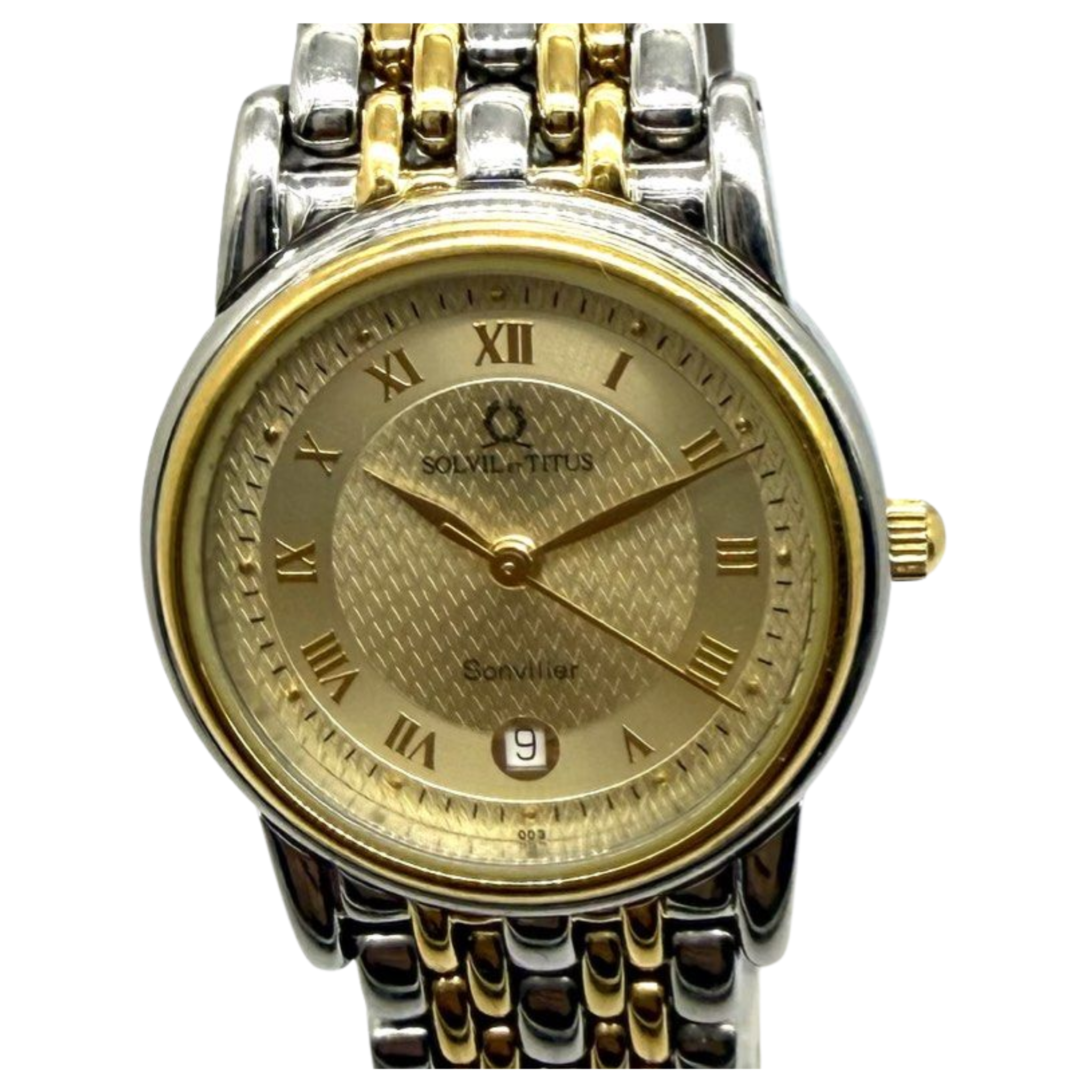 Solvil et Titus 060443 Gold Dial Quartz Watch