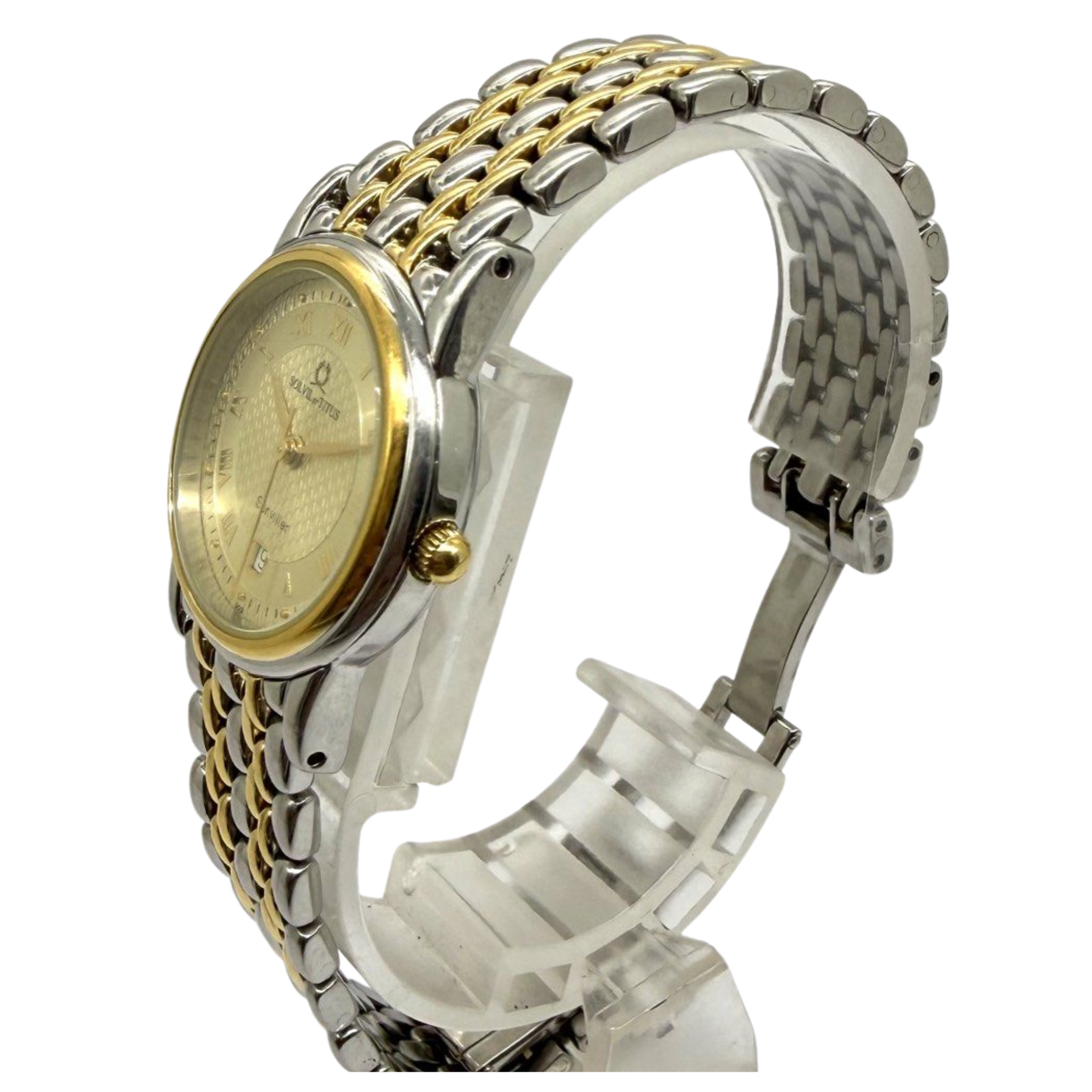 Solvil et Titus 060443 Gold Dial Quartz Watch Secondary image