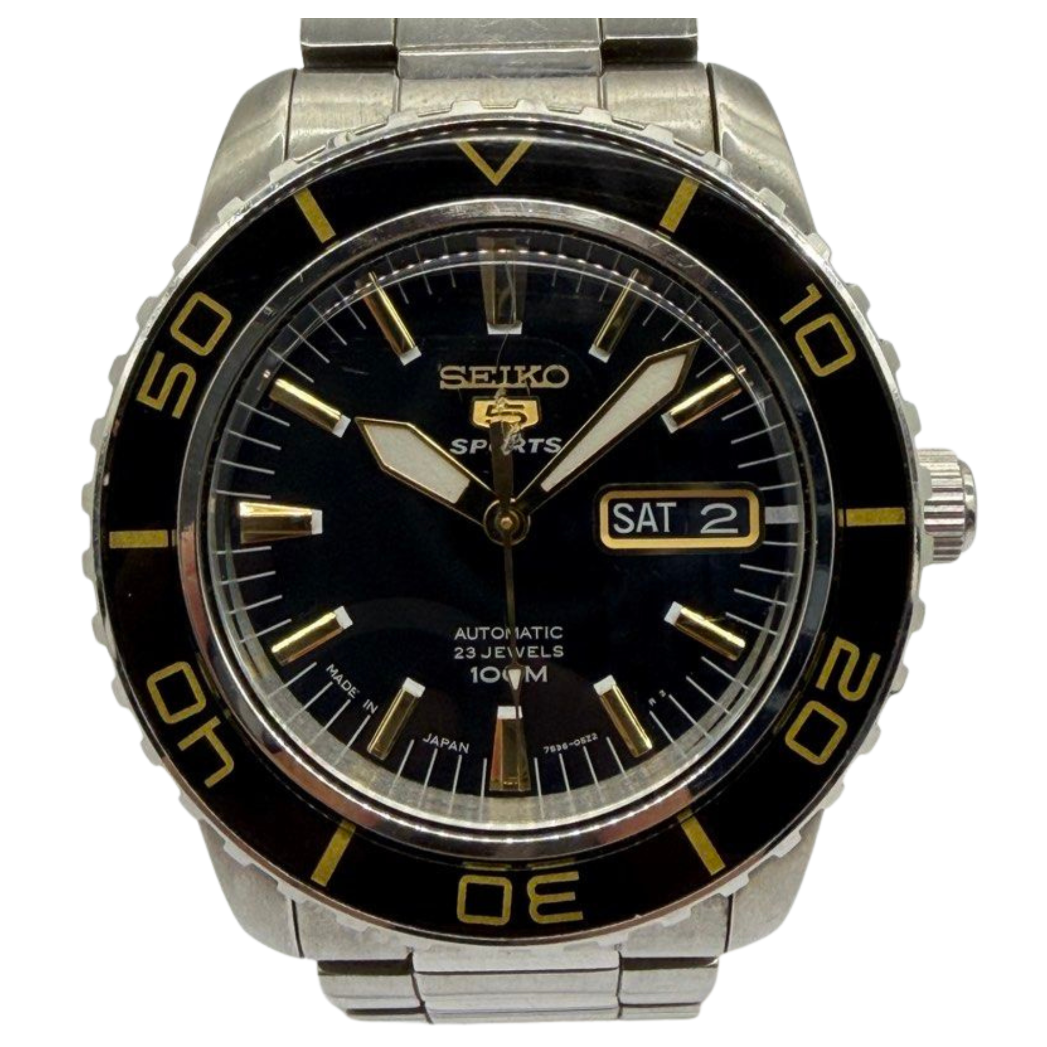 Seiko 5 Sports SNZH57K1 42mm Automatic Black Dial Watch Main image
