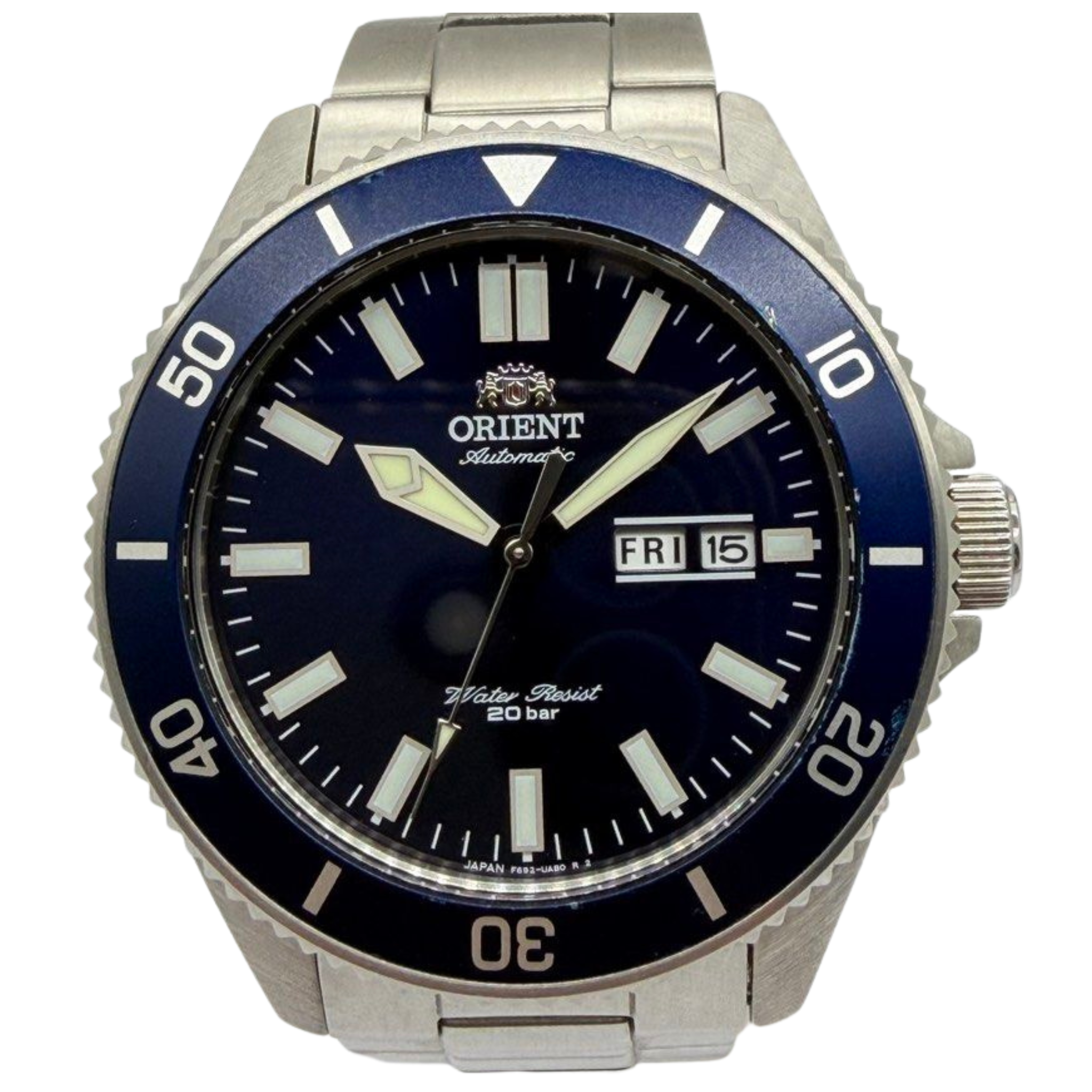 Orient F692-UAB0 47mm Automatic Blue Dial Watch