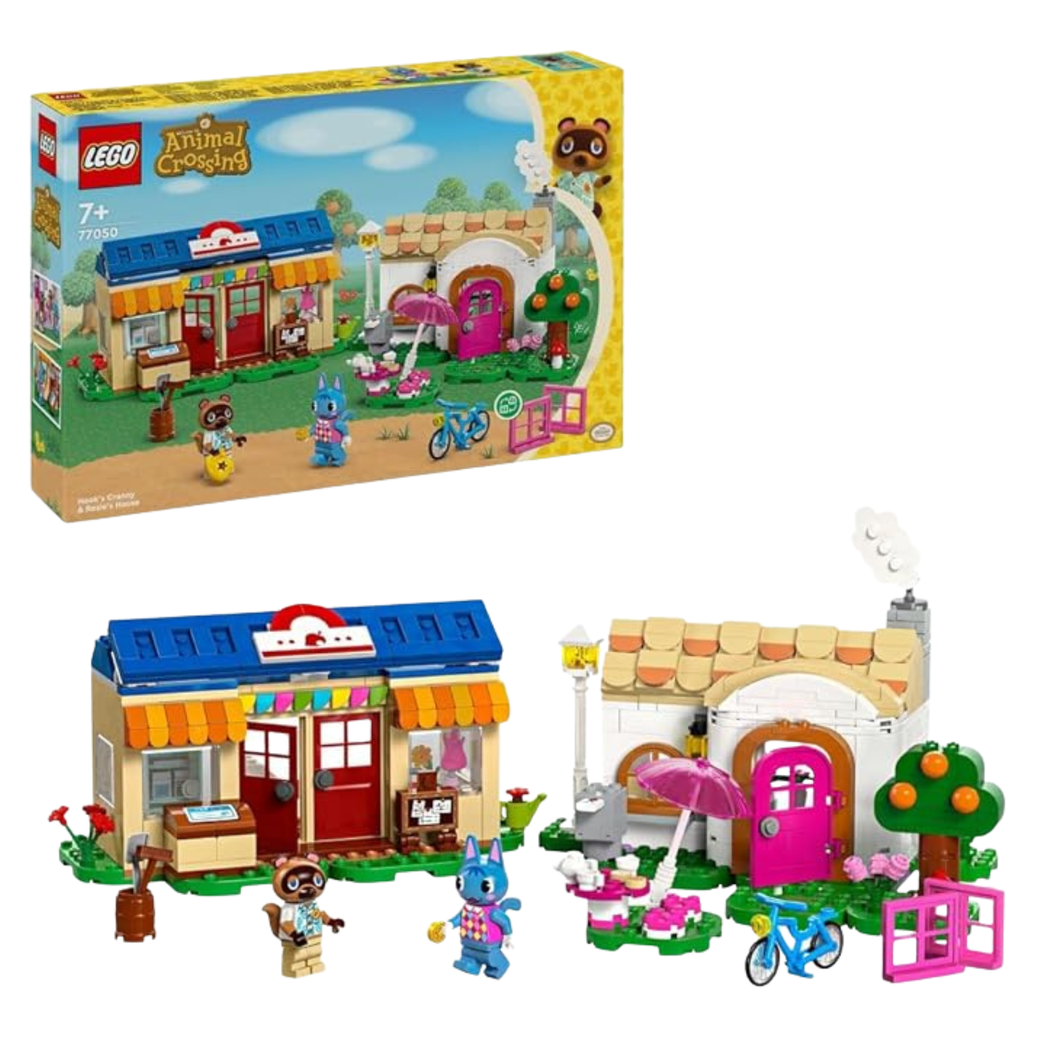 LEGO Animal Crossing Nook’s Cranny & Rosie's House 77050 Buildable Creative Toy for Kids, Birthday Gift for Girls and Boys aged 7 Plus (535 Pieces)