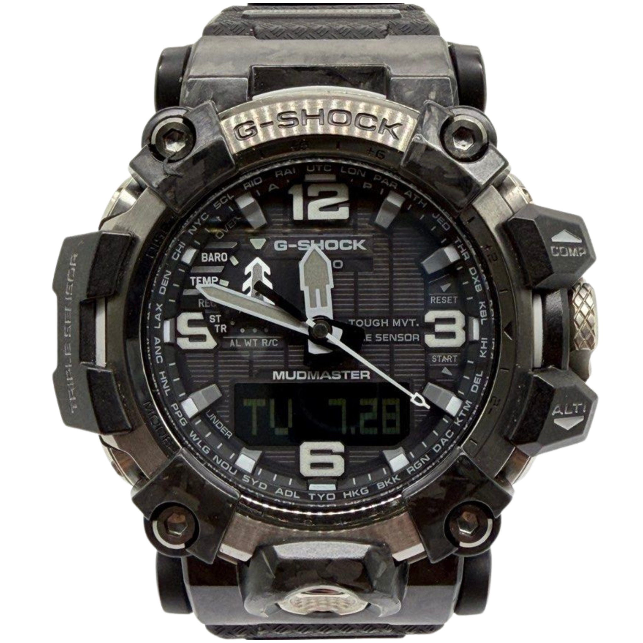 Casio G-Shock Master of G-Land Mudmaster GWG-2000-1A1DR Digital/Analog Watch Main image