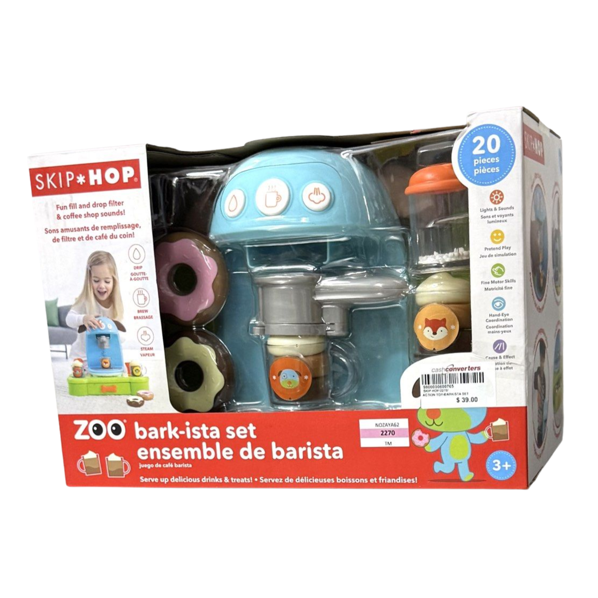 Skip Hop Kids Kitchen Play Set Zoo Cafe