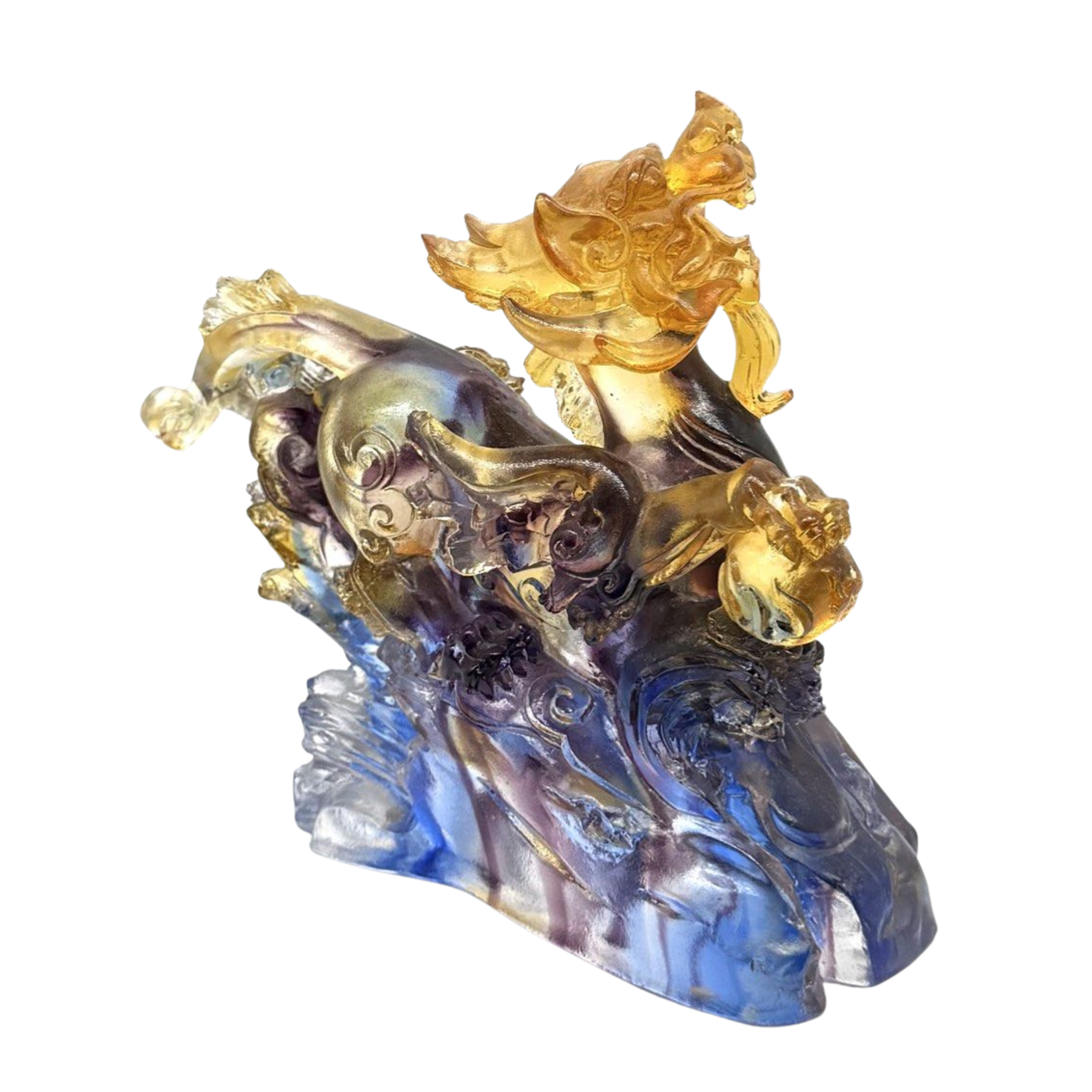 Liuli Kirin Display Purple Blue