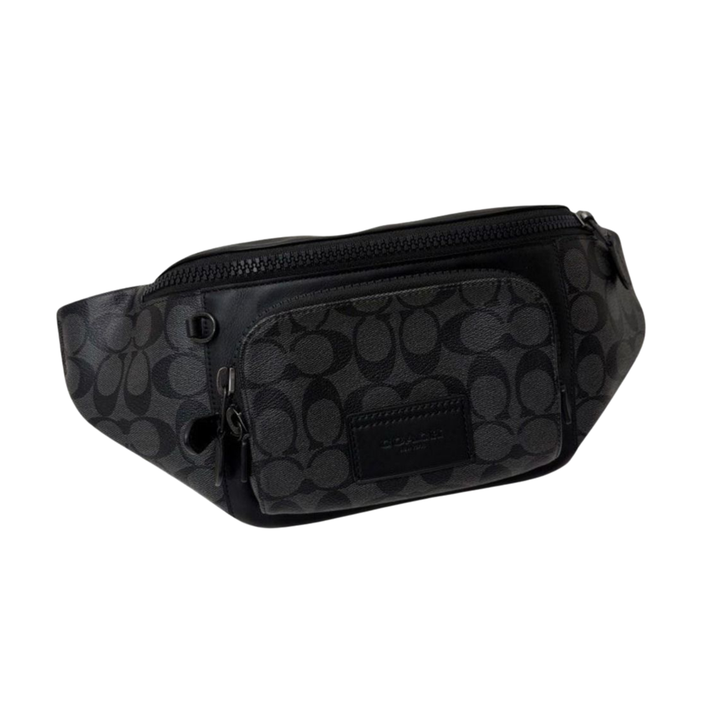 Coach C3765 Signature Canvas Men’s Track Belt Bag