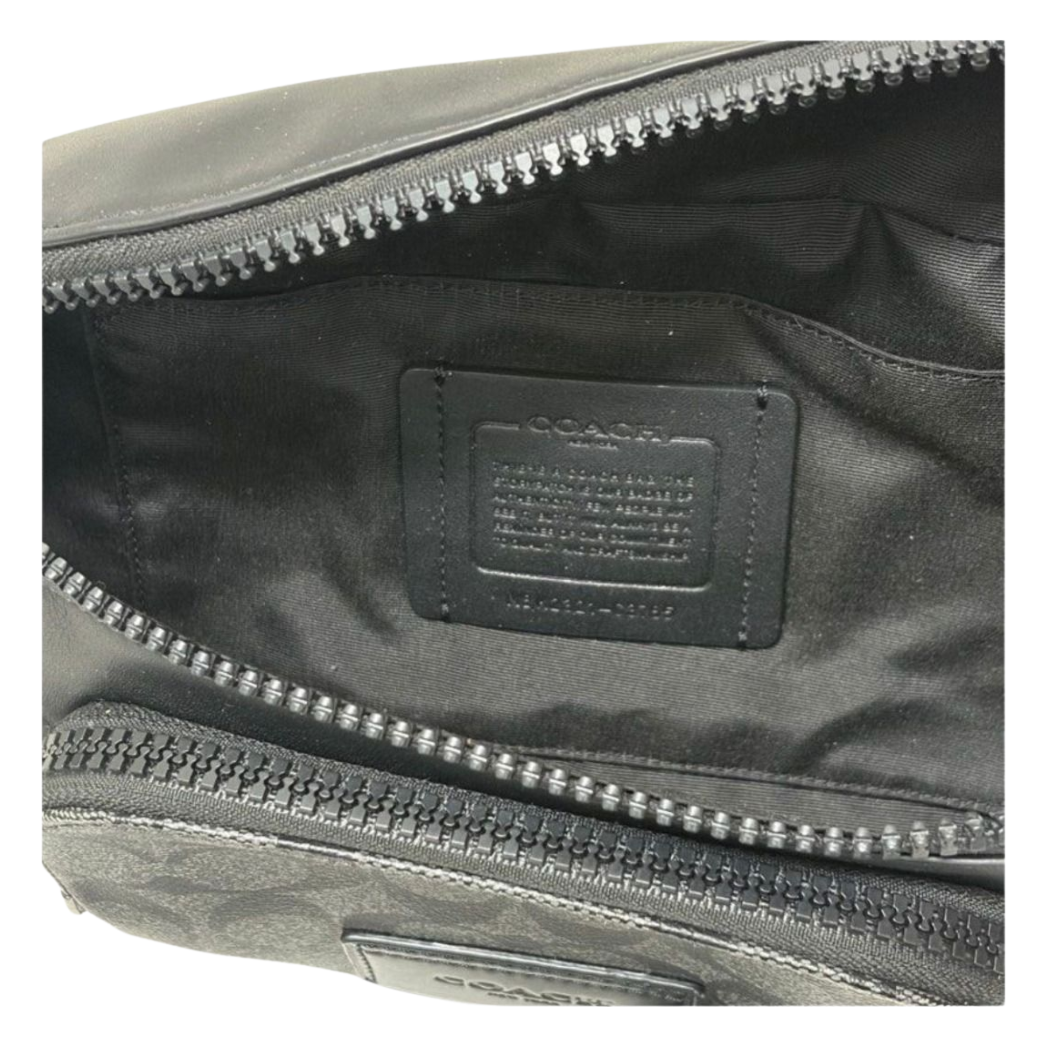 Coach C3765 Signature Canvas Men’s Track Belt Bag