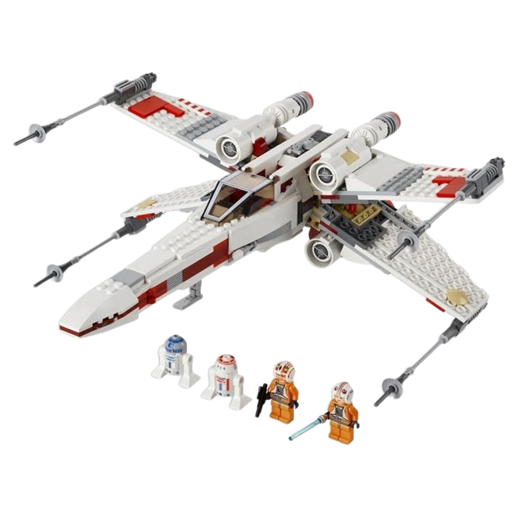 LEGO Star Wars X-Wing Starfighter Spaceship with 4 Minifigures 9493