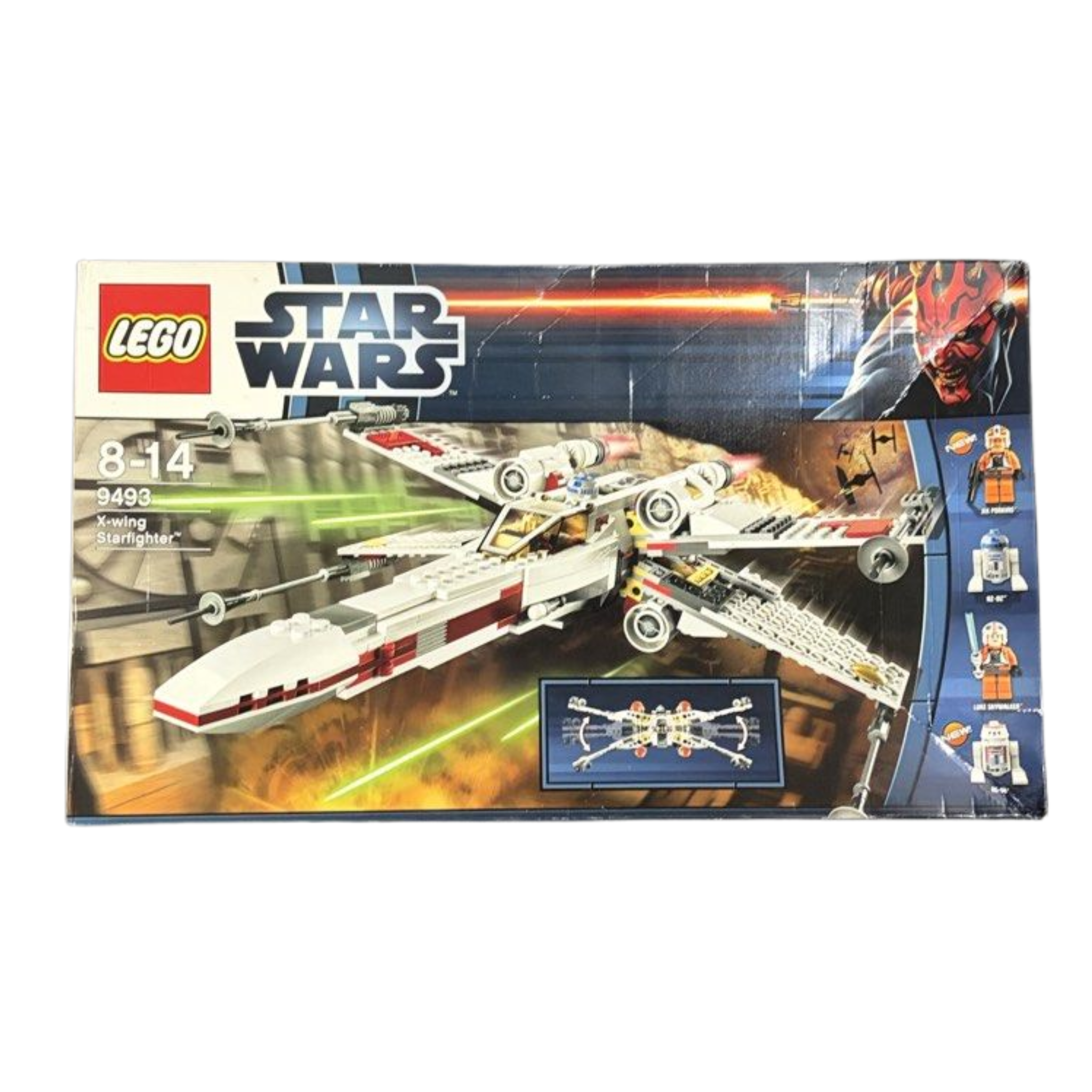 LEGO Star Wars X-Wing Starfighter Spaceship with 4 Minifigures 9493