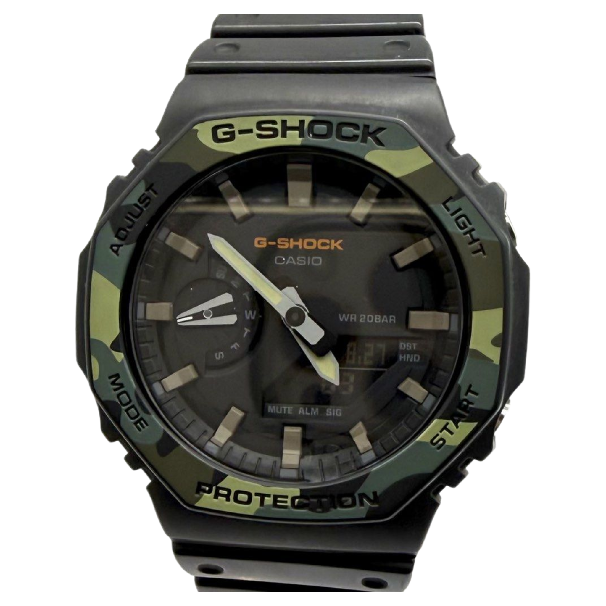 Casio G-Shock GA-2100SU Analog Digital 45.4mm Watch