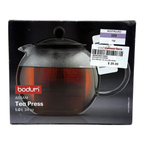 Bodum Assam Tea press with glass handle and colored plastic lid Off white 1.0 L