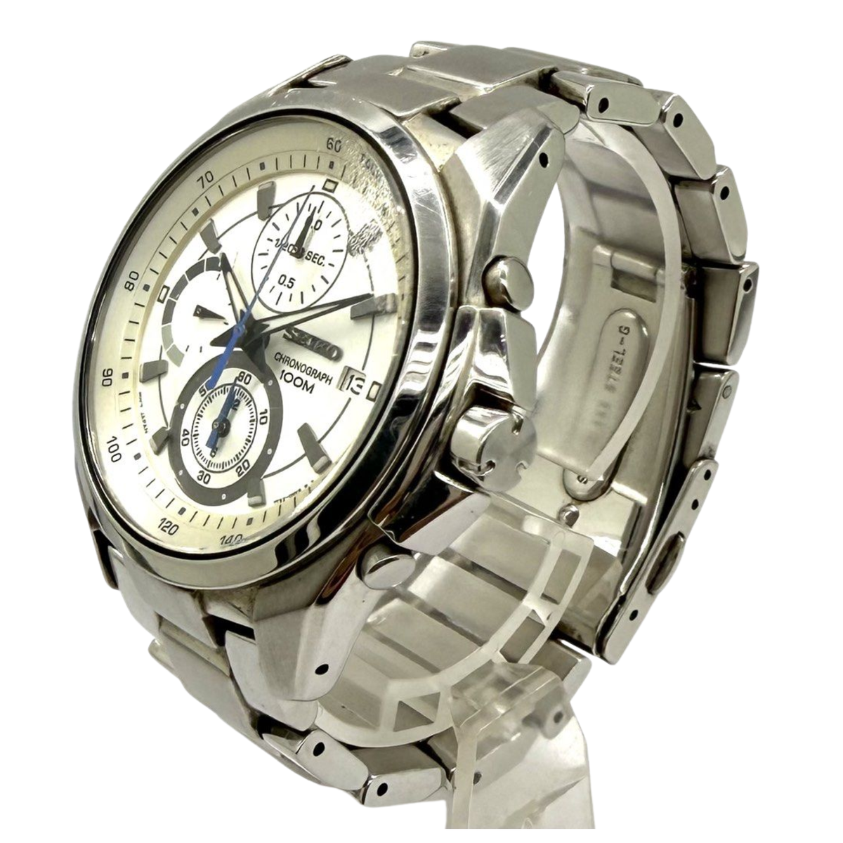 Seiko 7T92-0NV8 40mm Quartz Chronograph Watch