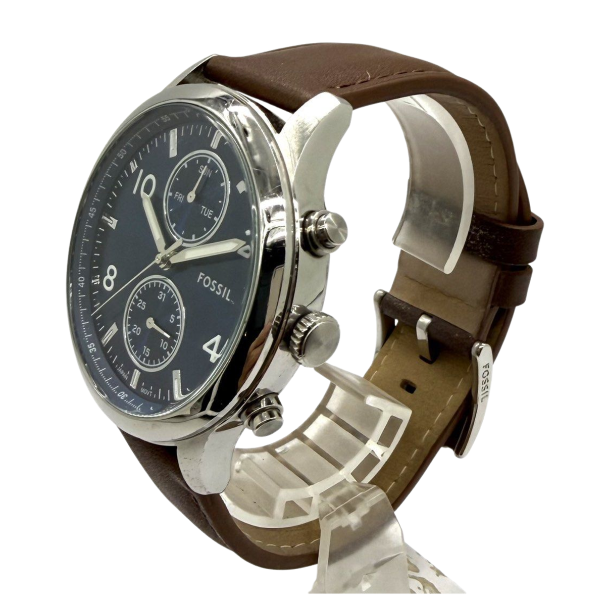 Fossil BQM7090 45mm Blue Dial Quartz Watch