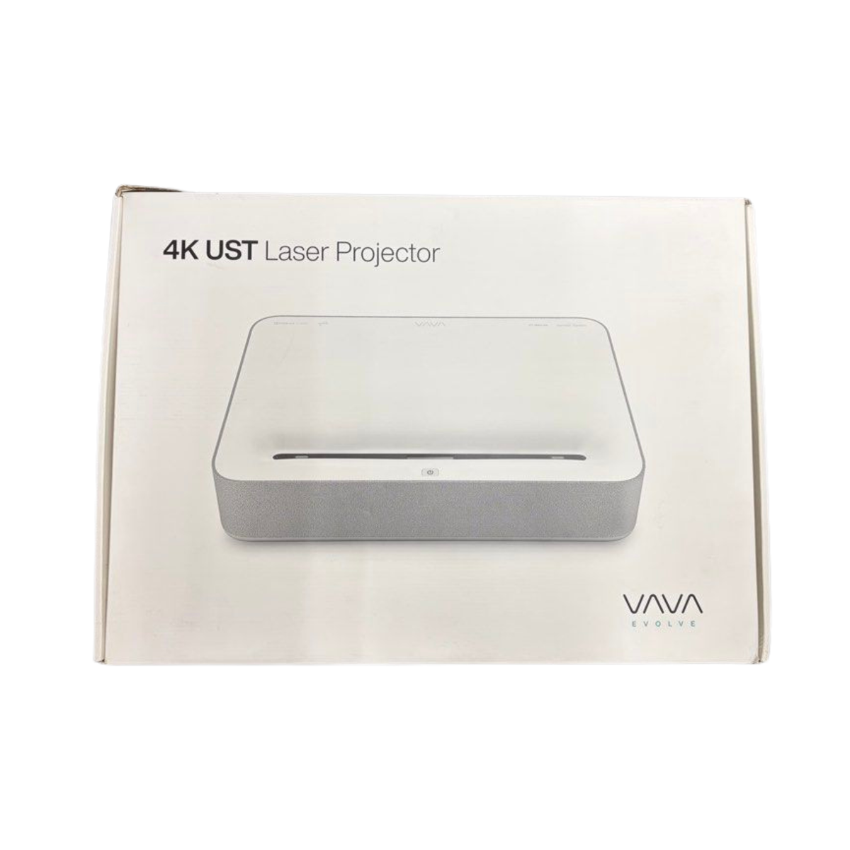 VAVA 4K UST Projector Ultra Short Throw 2500 Lumen Laser TV LT002 (White)