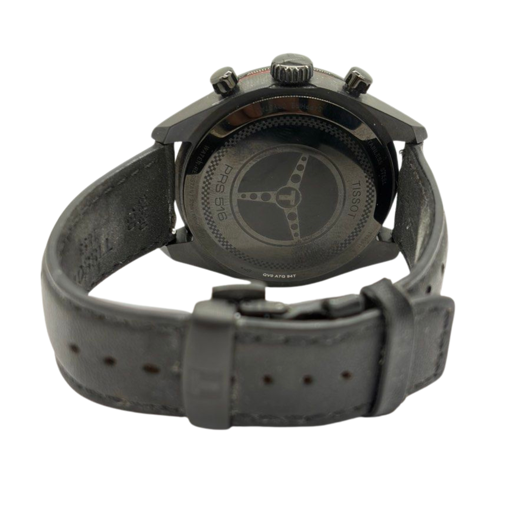 Tissot PRS 516 45mm Chronograph Quartz Black Dial Watch