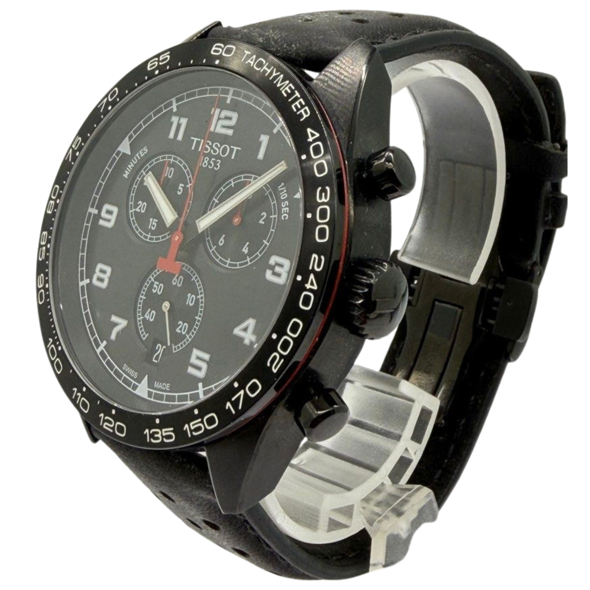 Tissot PRS 516 45mm Chronograph Quartz Black Dial Watch