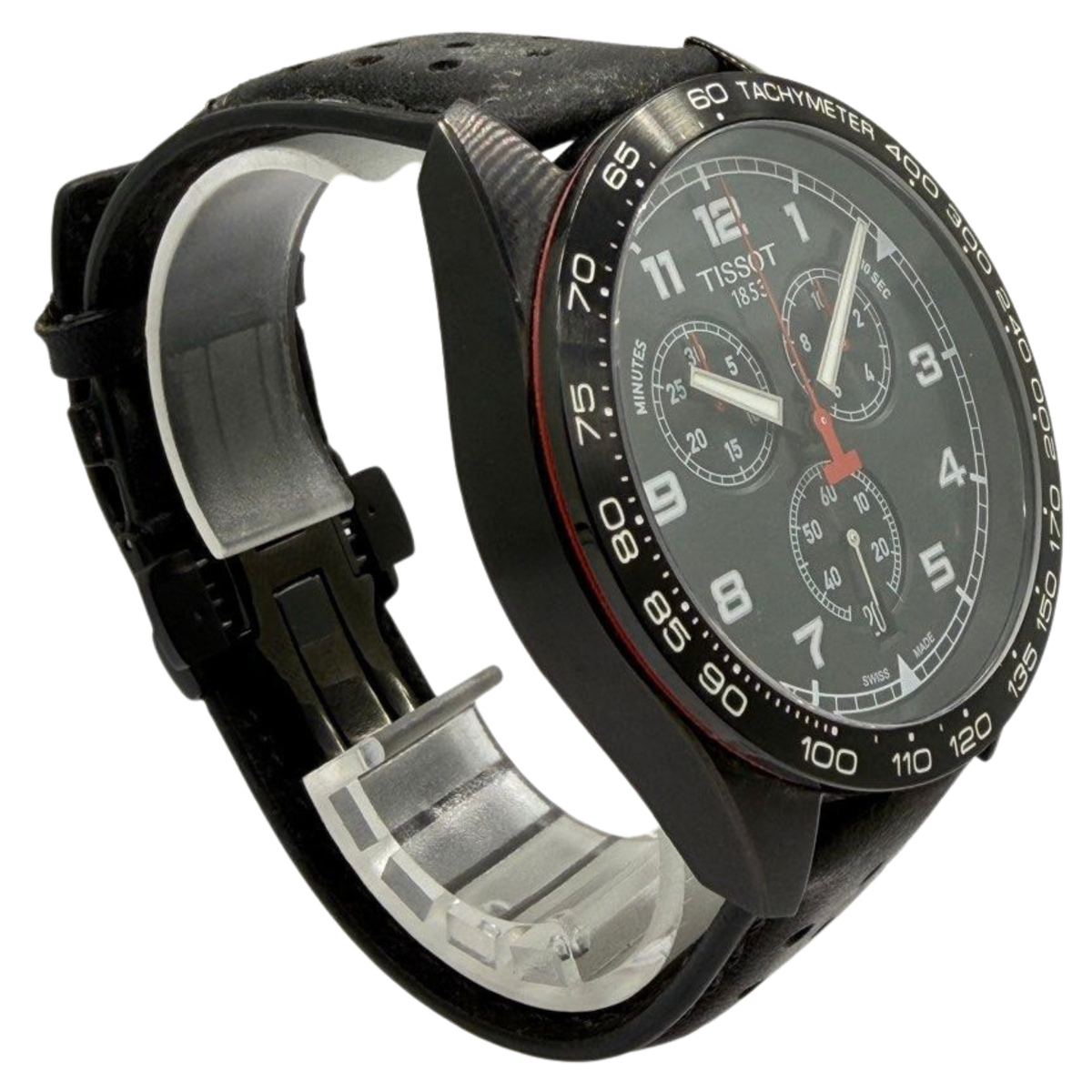 Tissot PRS 516 45mm Chronograph Quartz Black Dial Watch