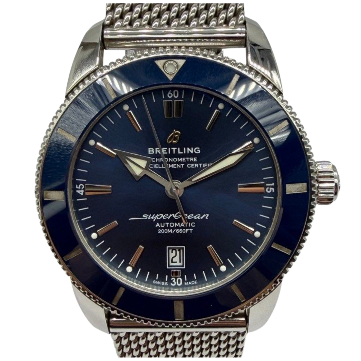 Breitling Superocean Heritage B20 46mm Automatic Blue Dial Watch