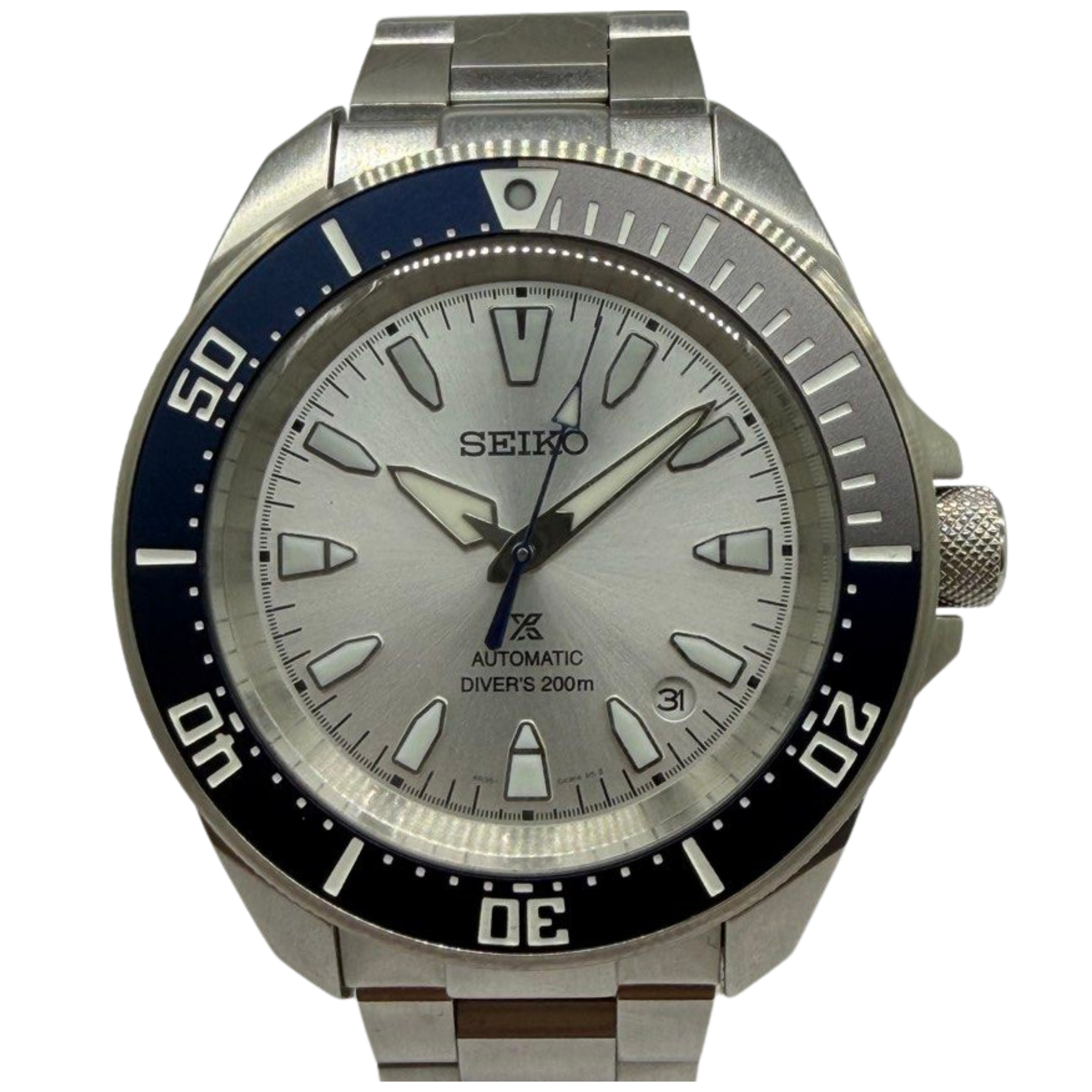 Seiko Prospex Samurai Limited Edition 145th Anniversary 41.7mm Automatic Silver Dial Watch HBB001K1