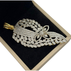 750 Yellow Gold Natural Diamond Pendant