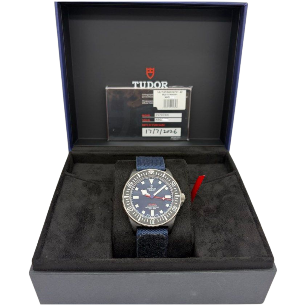 Tudor Pelagos FXD Alinghi Red Bull Racing Edition 42mm Automatic Blue Dial Watch