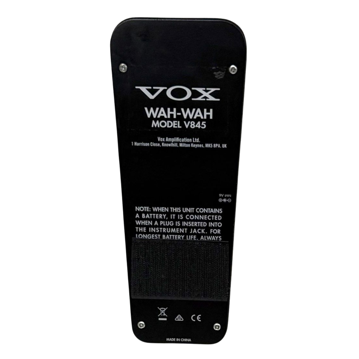 VOX V845 Wah Guitar Pedal