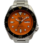 Seiko SRPD59 42.5mm Automatic Orange Dial Watch